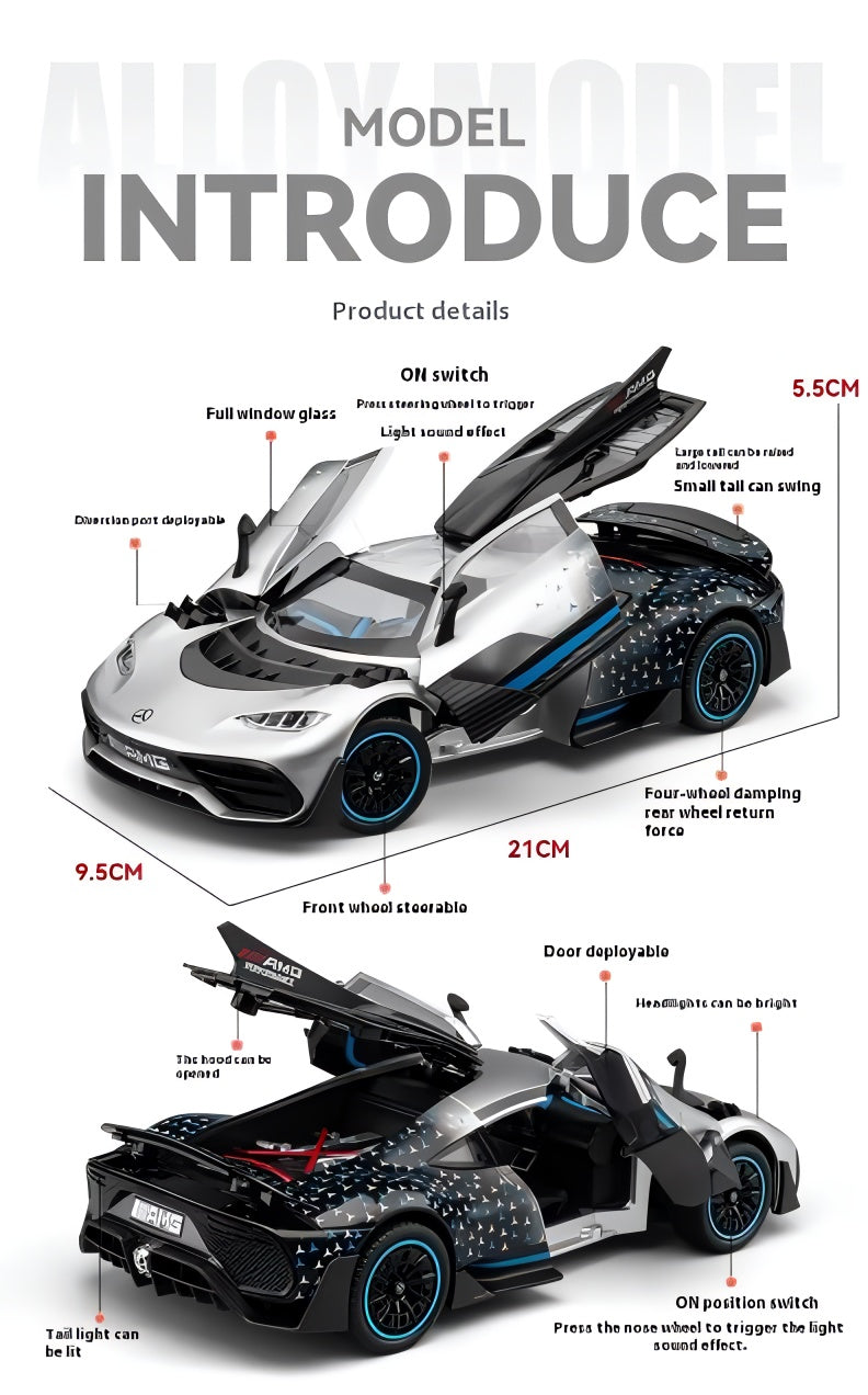 Mercedes-AMG Project One Diecast Model β Formula 1 Power Meets Street Elegance