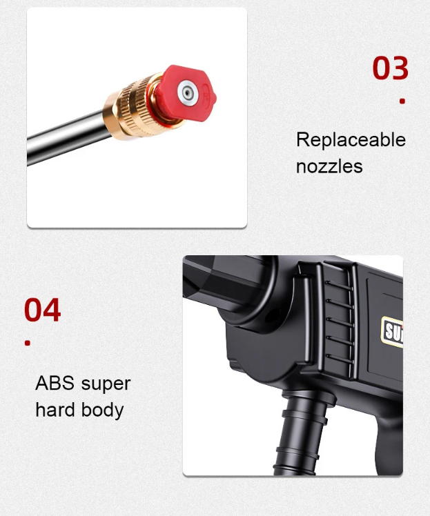 48V Cordless High-Pressure Washer – Portable Power Cleaning Anywhere!