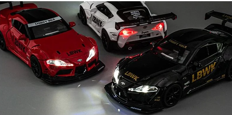Toyota GR Supra LBWK Edition Mk5 β 1:24 Scale Diecast Model Car