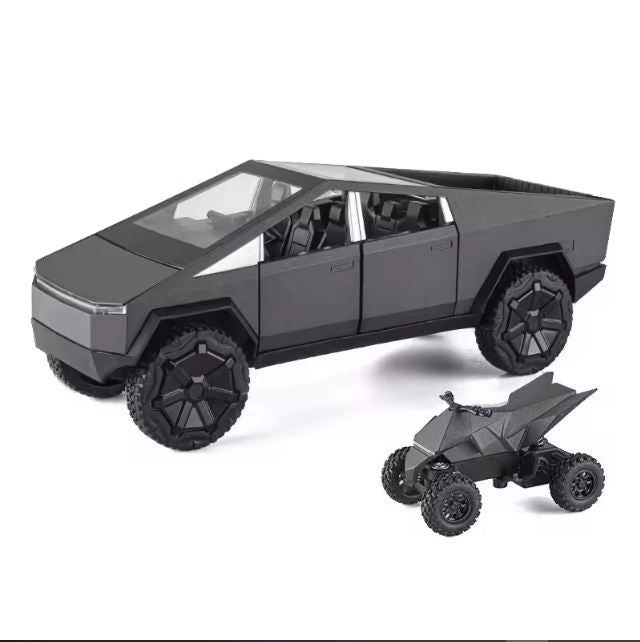 Tesla Cybertruck 1:24 Alloy Diecast Model β Futuristic Power in Your Palm