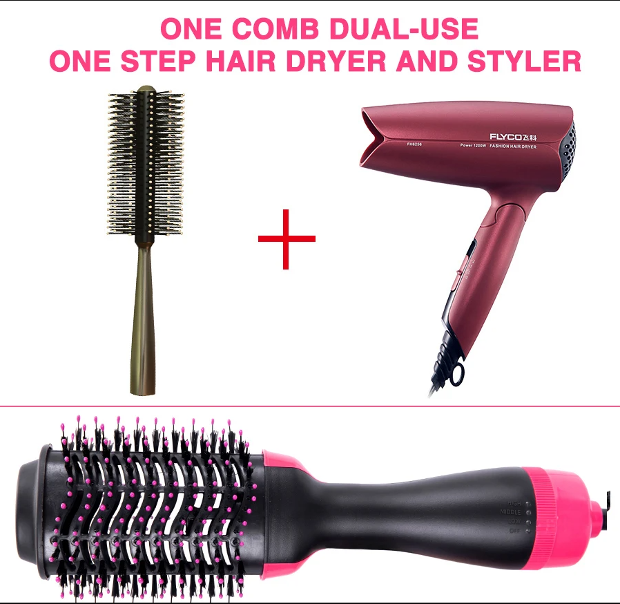 3-in-1 Hair Dryer Brush – Volumize, Dry & Style with Ease