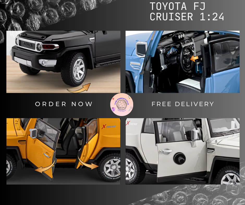 π 1:24 Diecast Toyota FJ Cruiser SUV Model β A Must-Have for Collectors! π