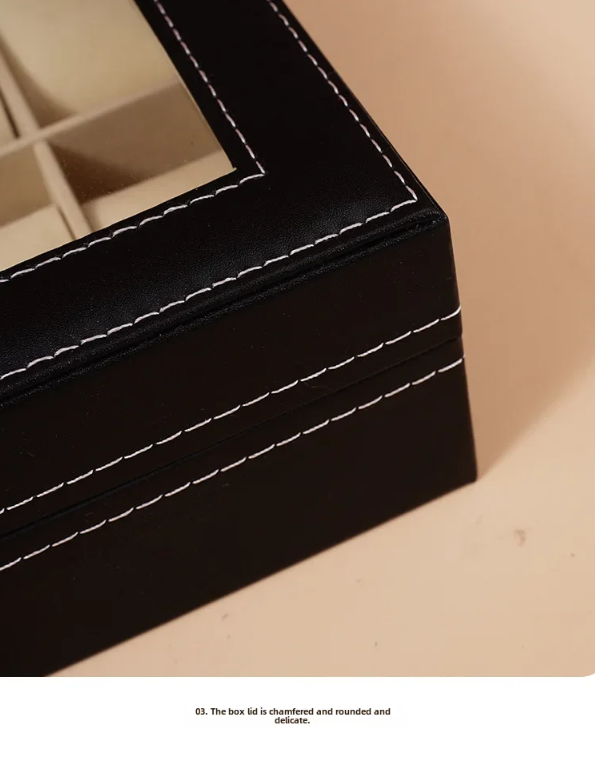 Premium Double Row Watch Organizer – 10 & 12 Slot Models