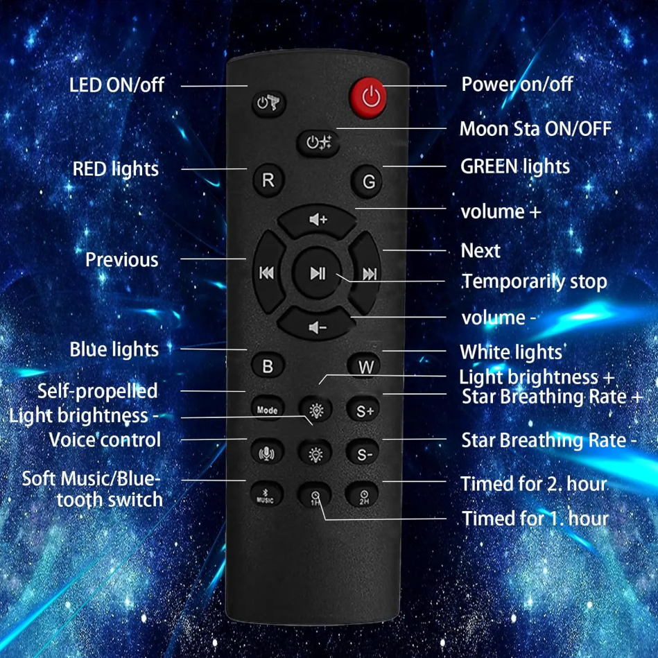 π Upgraded Multifunctional Astronaut Galaxy Projector Lamp
