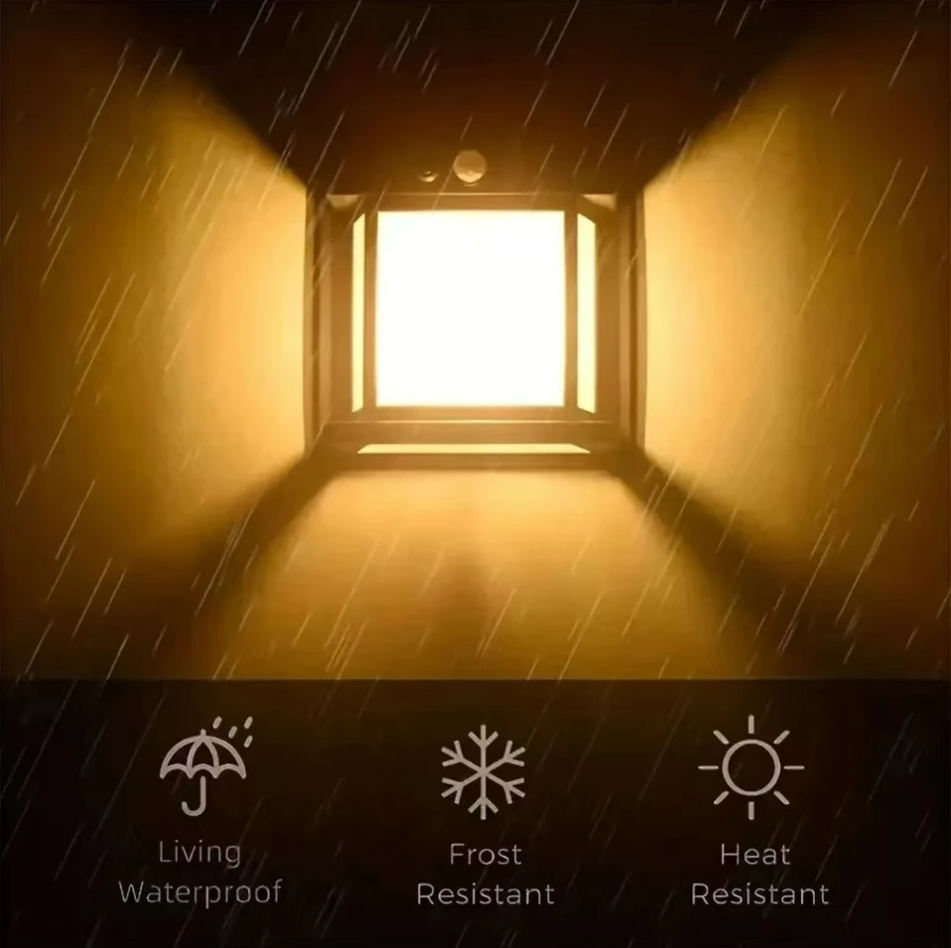 π Solar Motion Sensor Wall Light π