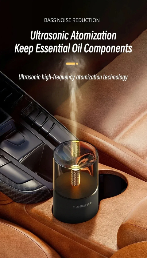 🕯️ Candle Flame Humidifier – Soothe Your Senses in Style