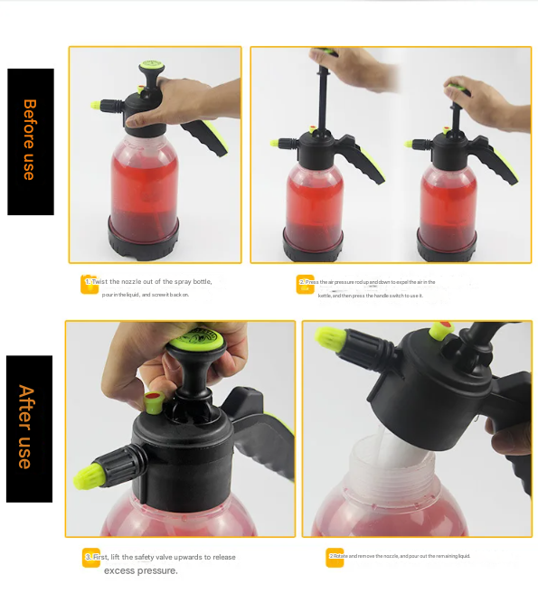 πΏ 2L Multipurpose Adjustable Pressure Sprayer β Mist & Jet Flow | Indoor & Outdoor Use
