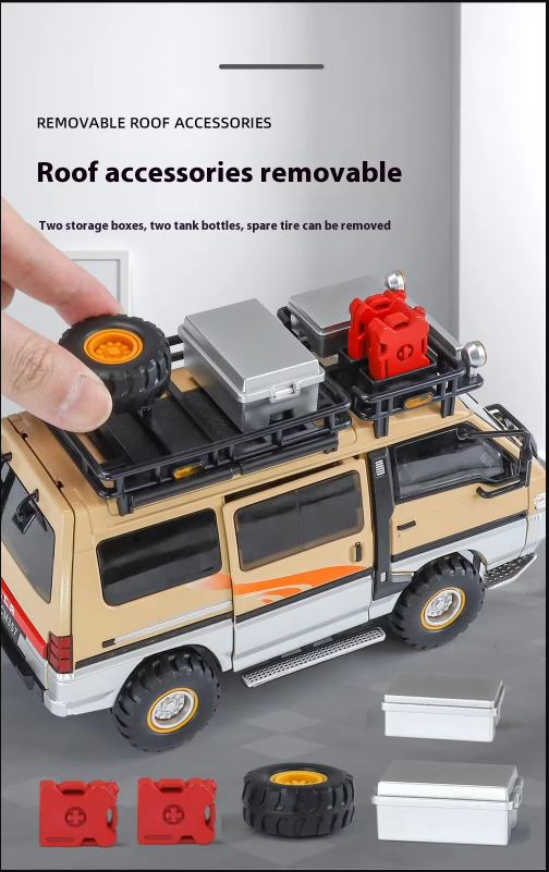 π Adventure Camper Van Alloy Model β 1:24 Scale Diecast