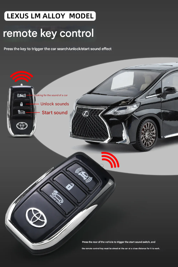 Lexus LM300 & Toyota Alphard Diecast Model (1:24 Scale)