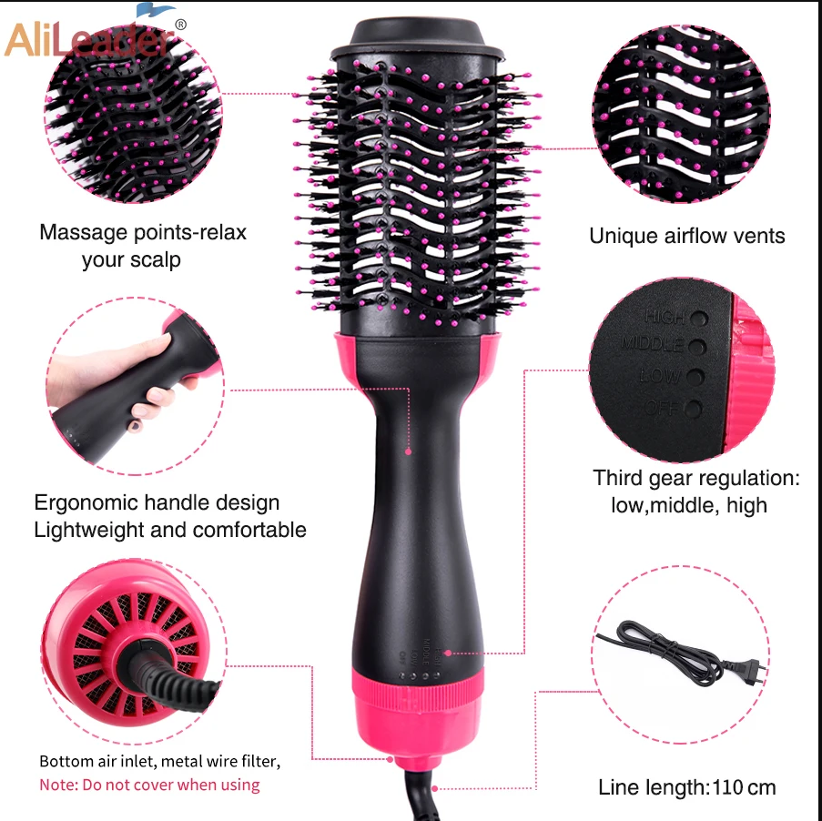 3-in-1 Hair Dryer Brush – Volumize, Dry & Style with Ease