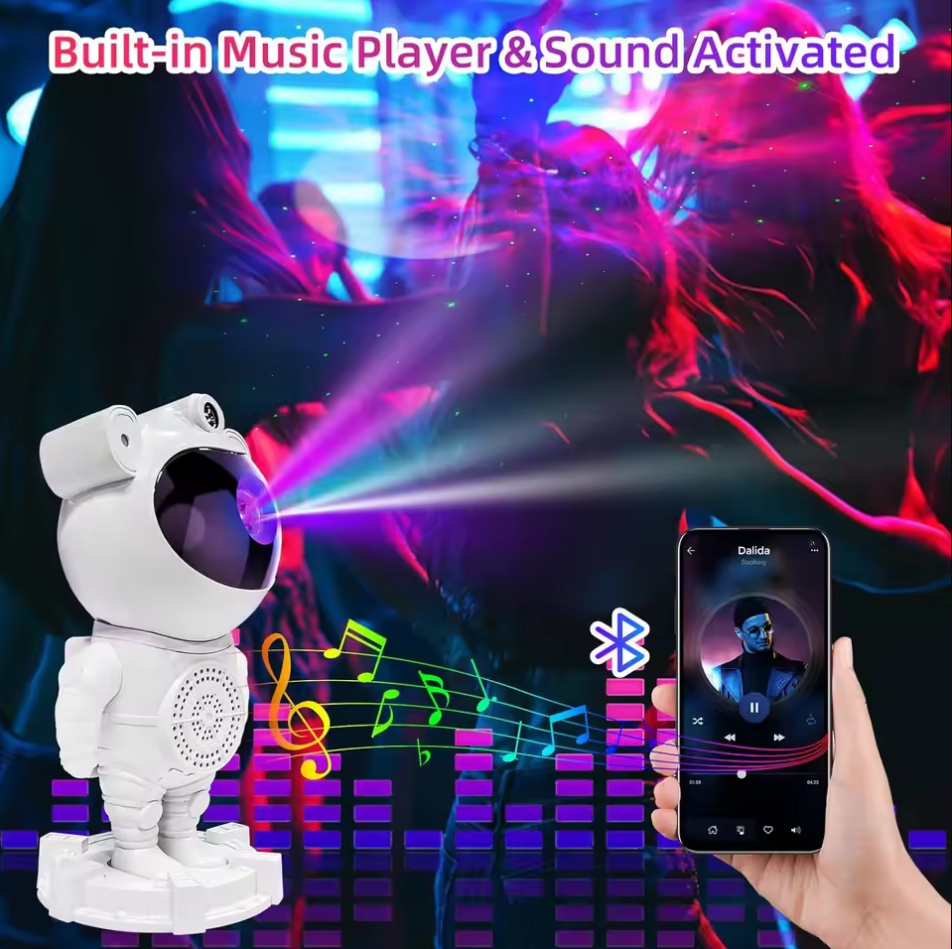 π Upgraded Multifunctional Astronaut Galaxy Projector Lamp