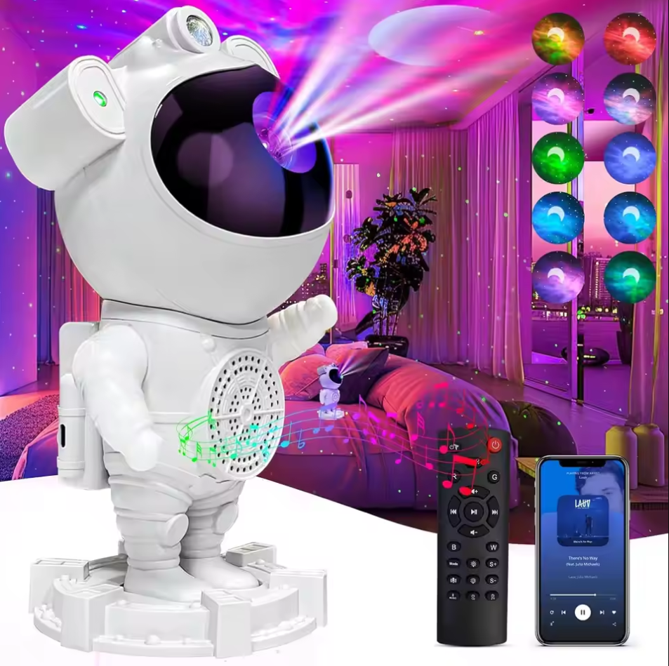 π Upgraded Multifunctional Astronaut Galaxy Projector Lamp