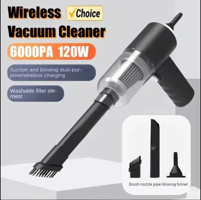 Mini Vacuum Cleaner & Blower โ Cordless, Powerful & Multi-Purpose