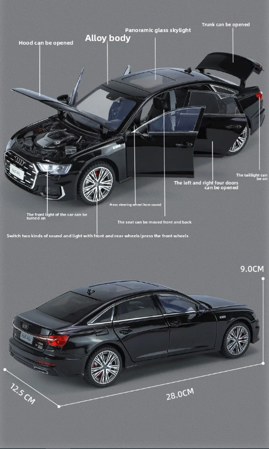 Audi A6L 1:18 Scale Diecast Model Car – Authorized Replica