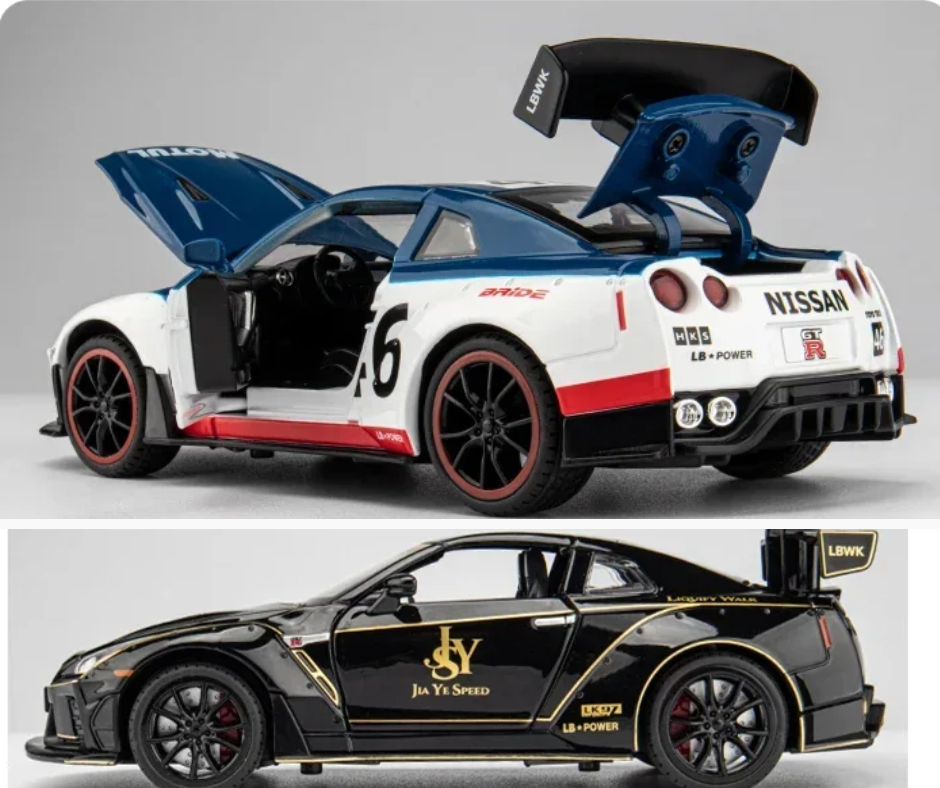 Nissan GT-R R35 Super GT Diecast Model β Godzilla in Miniature