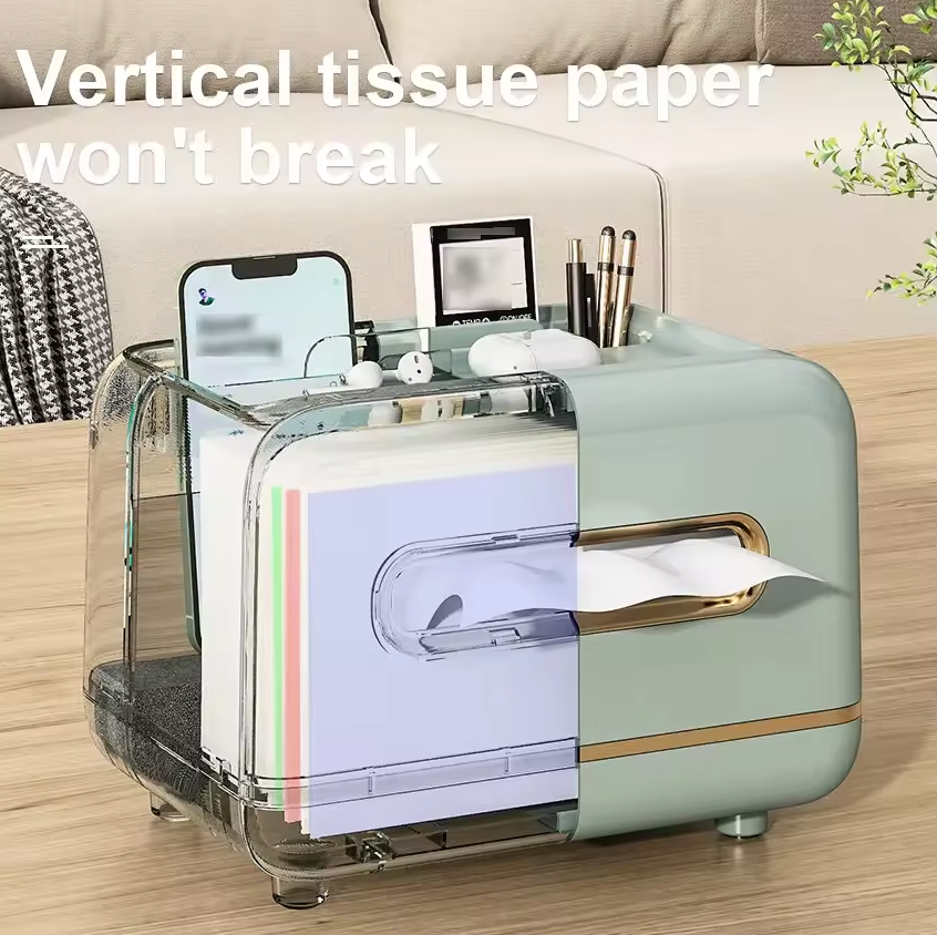 Multifunctional Tissue Box Organizer β Modern Elegance Meets Everyday Convenience