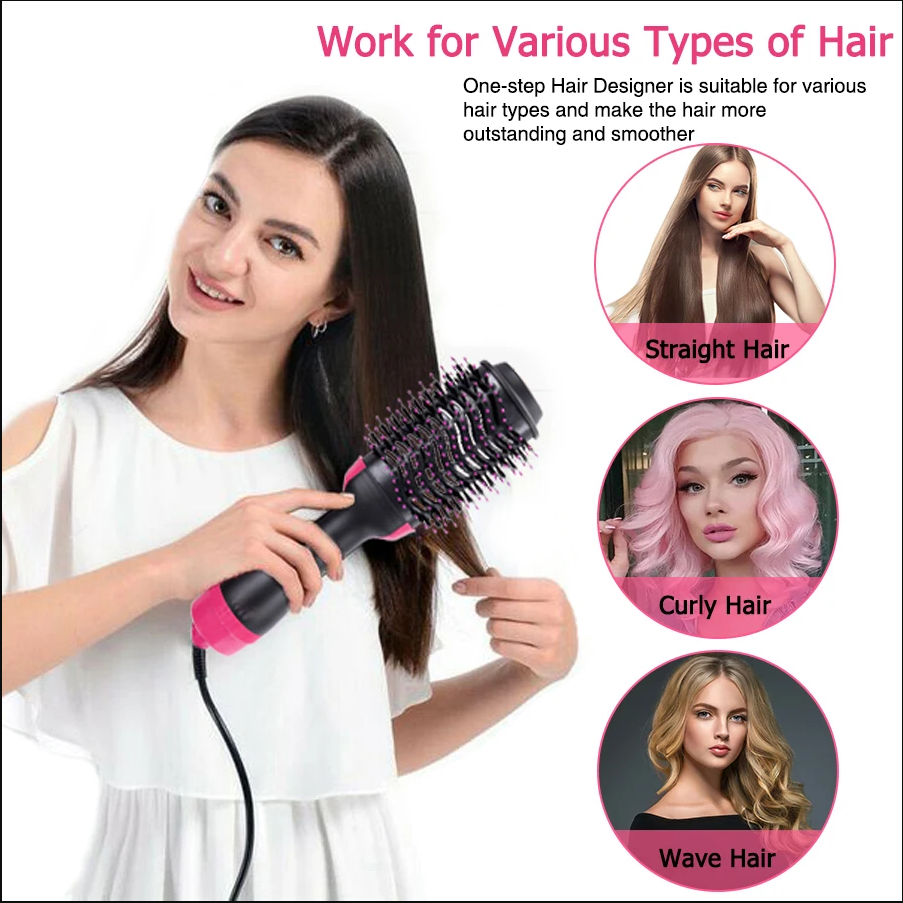 3-in-1 Hair Dryer Brush – Volumize, Dry & Style with Ease