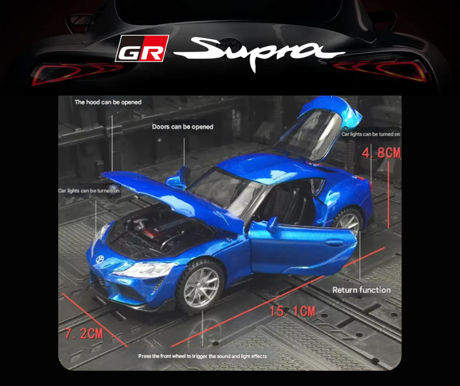 π Toyota Supra MK5 GR Diecast Model β 1/32 Scale