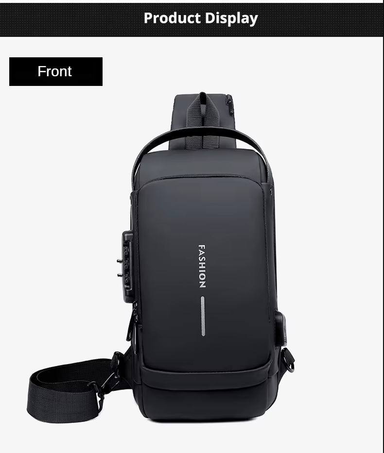 Multifunction Crossbody Chest Bag – Waterproof, Durable & Stylish