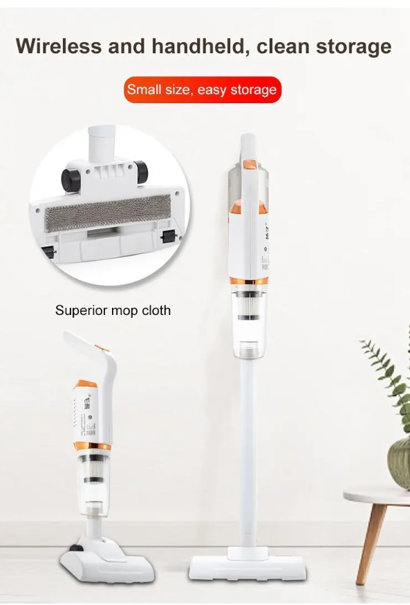 Cordless Handheld Vacuum Cleaner – Compact, Powerful & Easy Storage