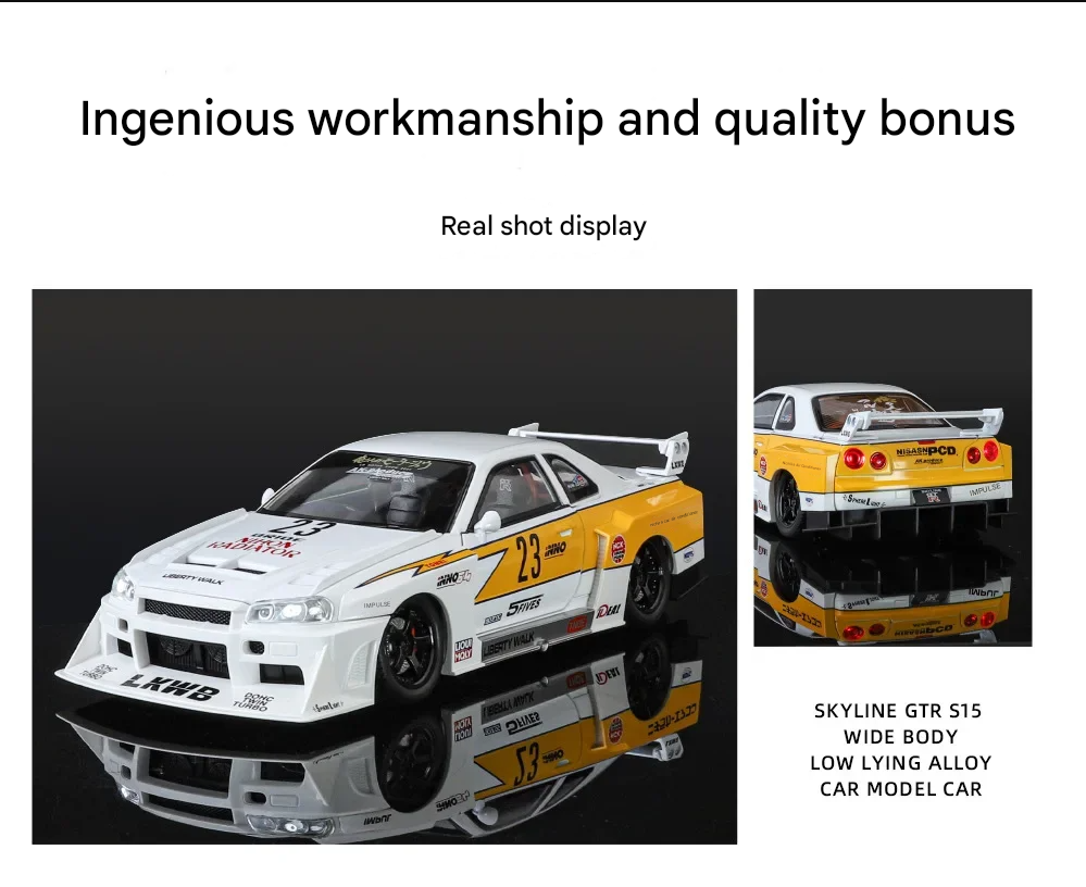 Nissan GTR Liberty Walk Edition 1/24 Scale Model Car