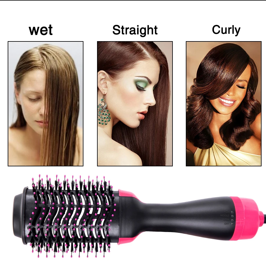 3-in-1 Hair Dryer Brush – Volumize, Dry & Style with Ease