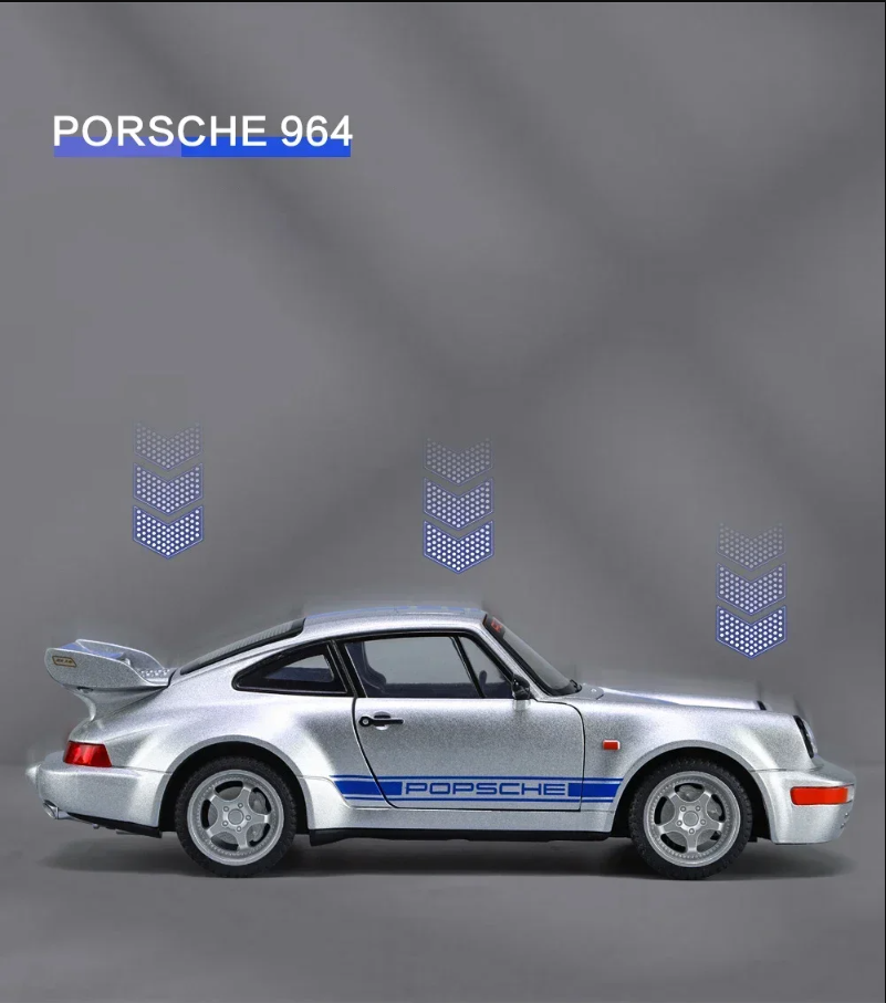 🏎️ Porsche 964 Die-Cast Model Car (1:24 Scale)