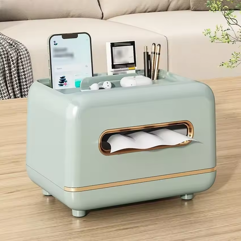 Multifunctional Tissue Box Organizer β Modern Elegance Meets Everyday Convenience