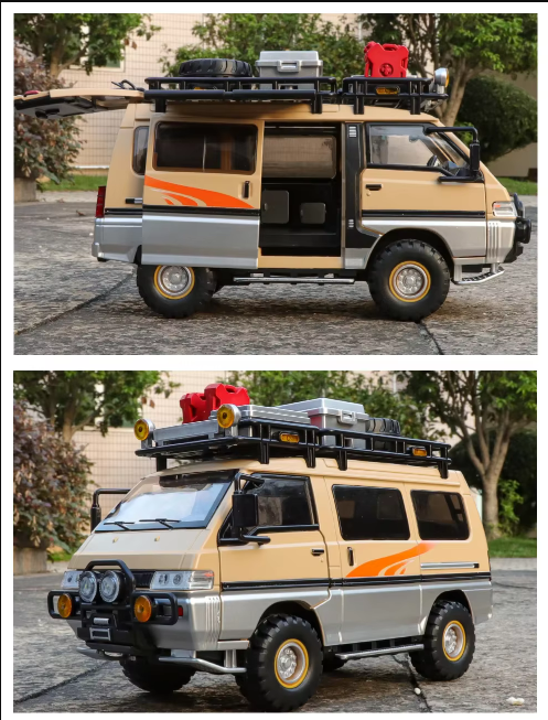 π Adventure Camper Van Alloy Model β 1:24 Scale Diecast
