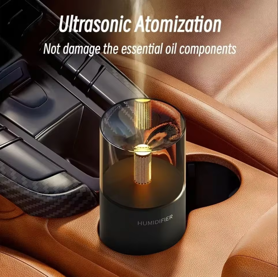 🕯️ Candle Flame Humidifier – Soothe Your Senses in Style