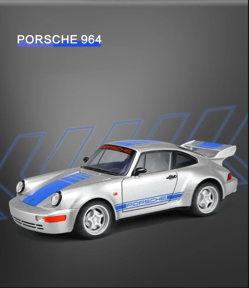 🏎️ Porsche 964 Die-Cast Model Car (1:24 Scale)