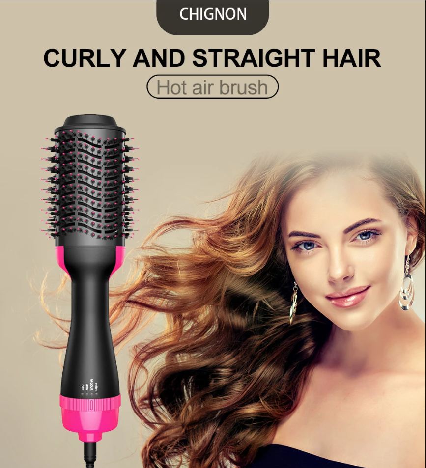 3-in-1 Hair Dryer Brush – Volumize, Dry & Style with Ease