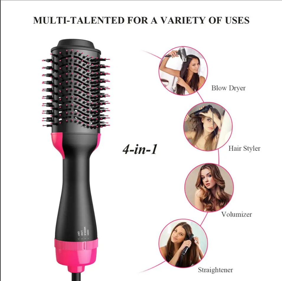 3-in-1 Hair Dryer Brush – Volumize, Dry & Style with Ease