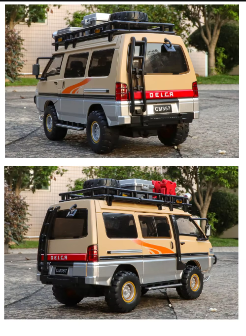π Adventure Camper Van Alloy Model β 1:24 Scale Diecast
