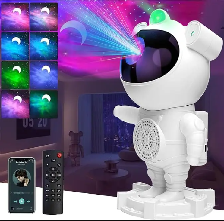 π Upgraded Multifunctional Astronaut Galaxy Projector Lamp