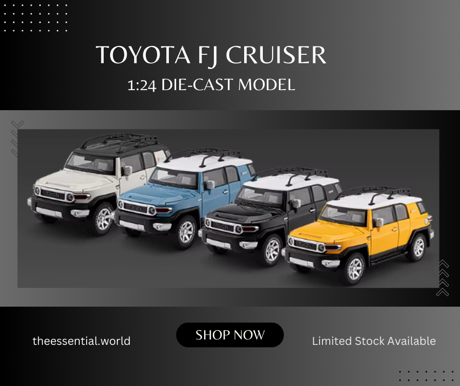 π 1:24 Diecast Toyota FJ Cruiser SUV Model β A Must-Have for Collectors! π