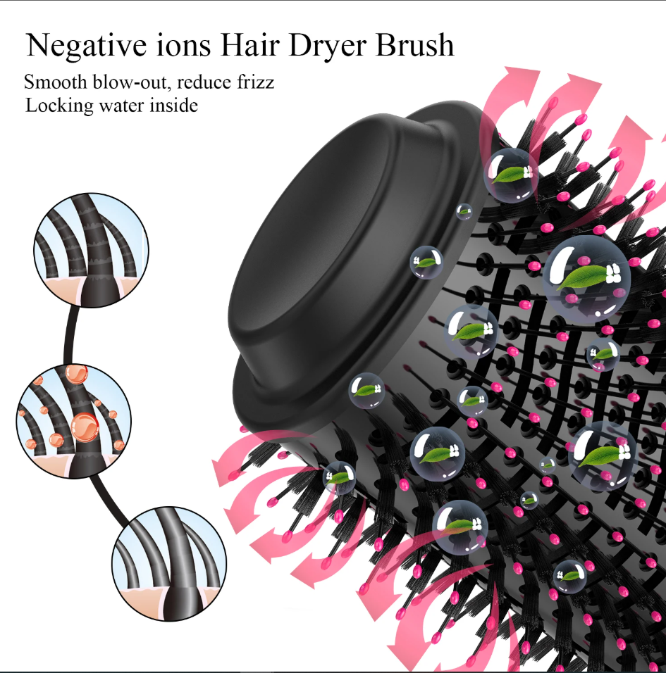 3-in-1 Hair Dryer Brush – Volumize, Dry & Style with Ease