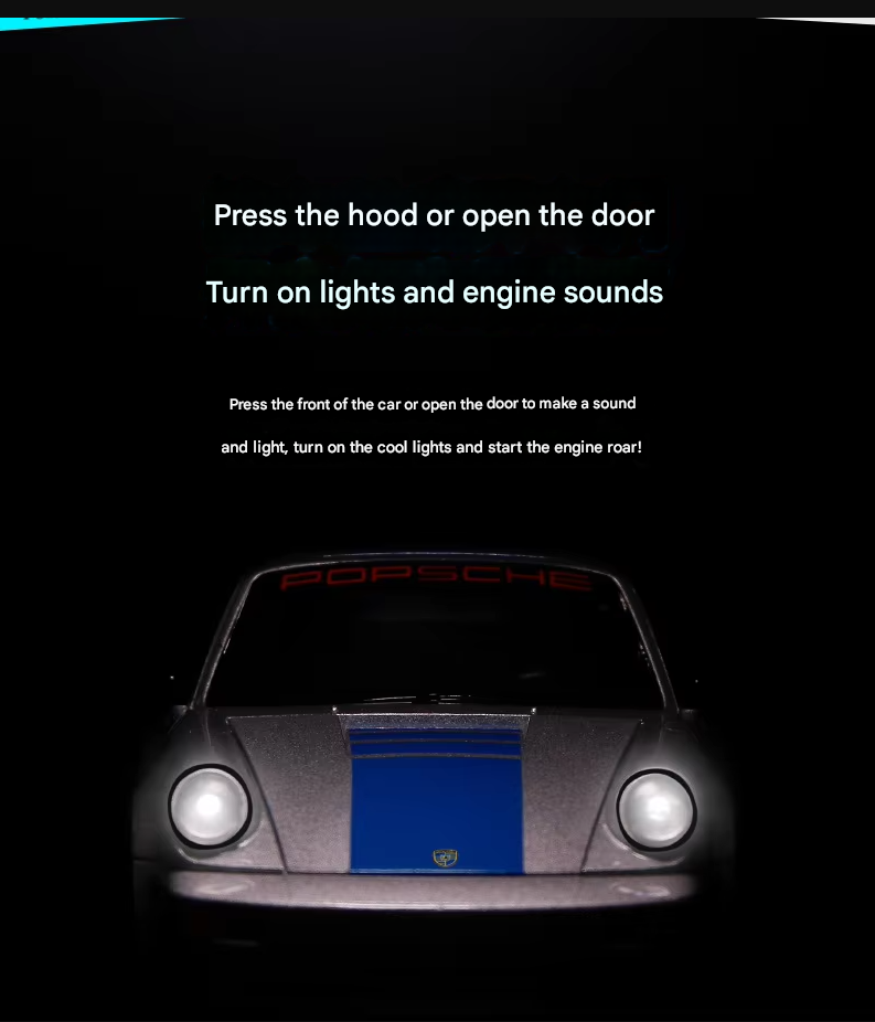🏎️ Porsche 964 Die-Cast Model Car (1:24 Scale)