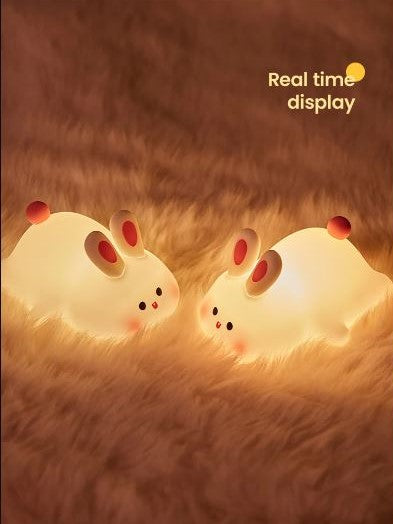 πΌπ° Silicone Animal Night Lamp β Panda & Rabbit Edition