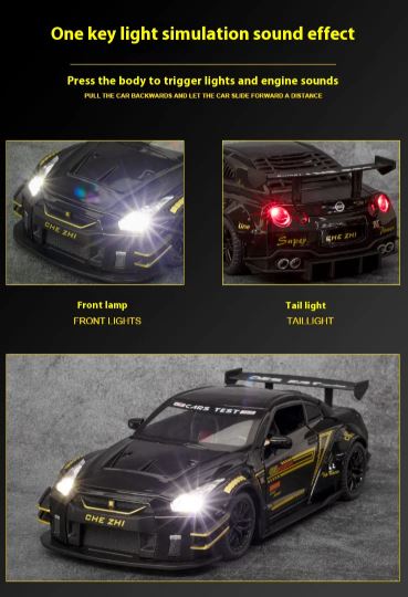 Nissan GT-R R35 Diecast Model β Godzilla in Miniature