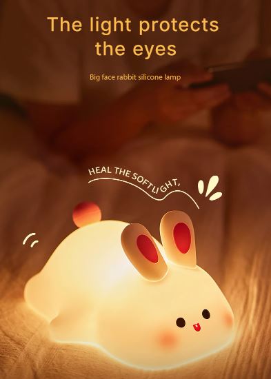 πΌπ° Silicone Animal Night Lamp β Panda & Rabbit Edition