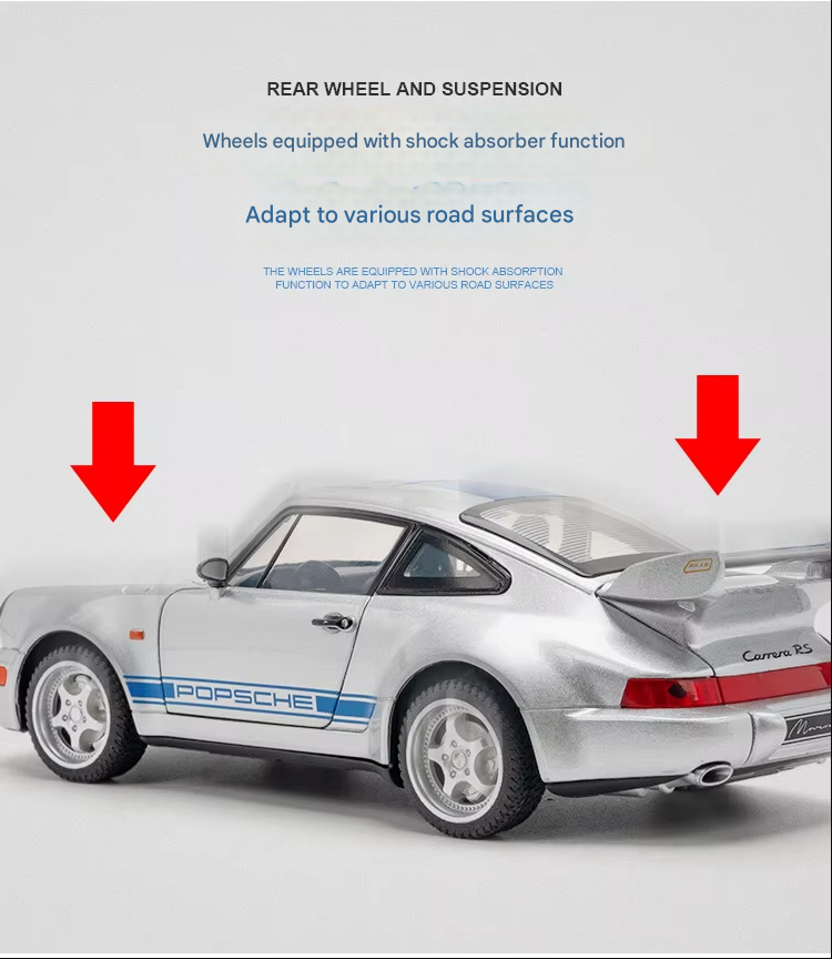 🏎️ Porsche 964 Die-Cast Model Car (1:24 Scale)