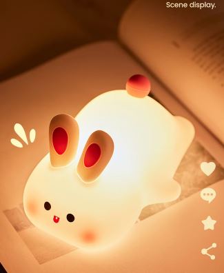 πΌπ° Silicone Animal Night Lamp β Panda & Rabbit Edition