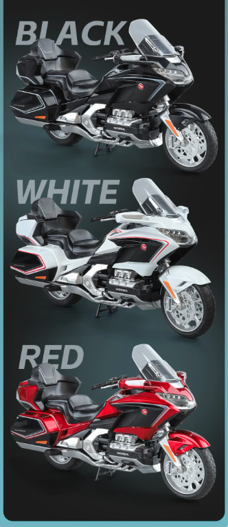 ποΈ Honda Gold Wing GL800 2021 Die-Cast Motorcycle Model
