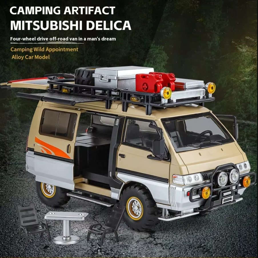 π Adventure Camper Van Alloy Model β 1:24 Scale Diecast