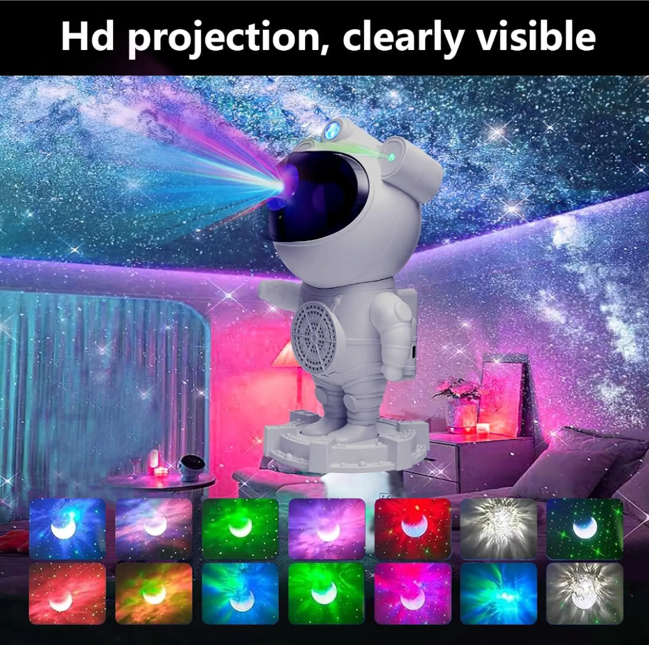 π Upgraded Multifunctional Astronaut Galaxy Projector Lamp