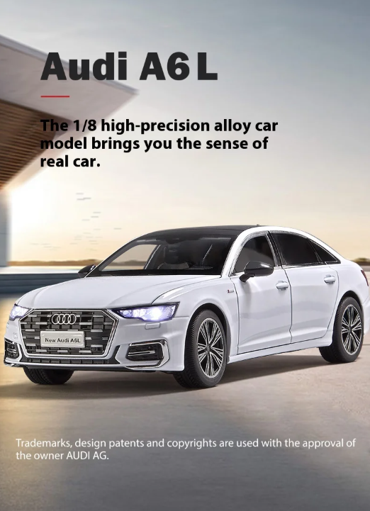 Audi A6L 1:18 Scale Diecast Model Car – Authorized Replica