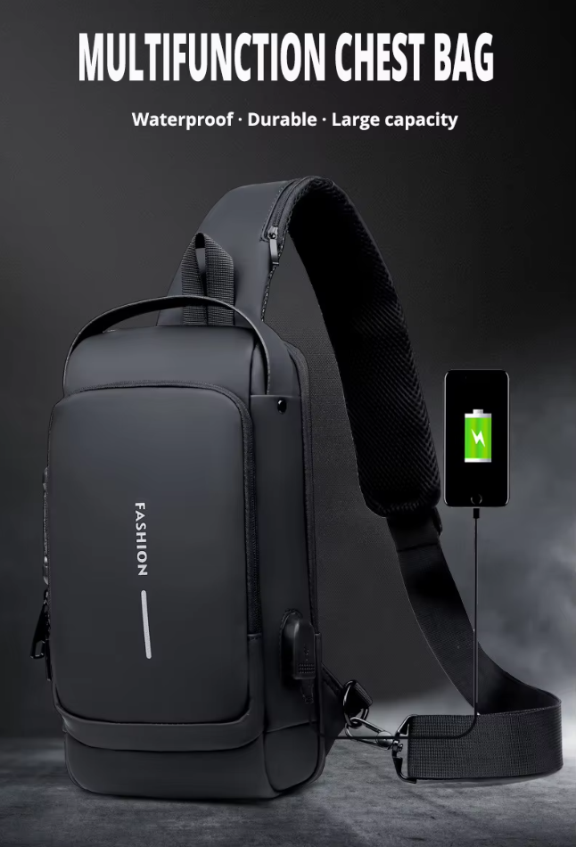 Multifunction Crossbody Chest Bag – Waterproof, Durable & Stylish