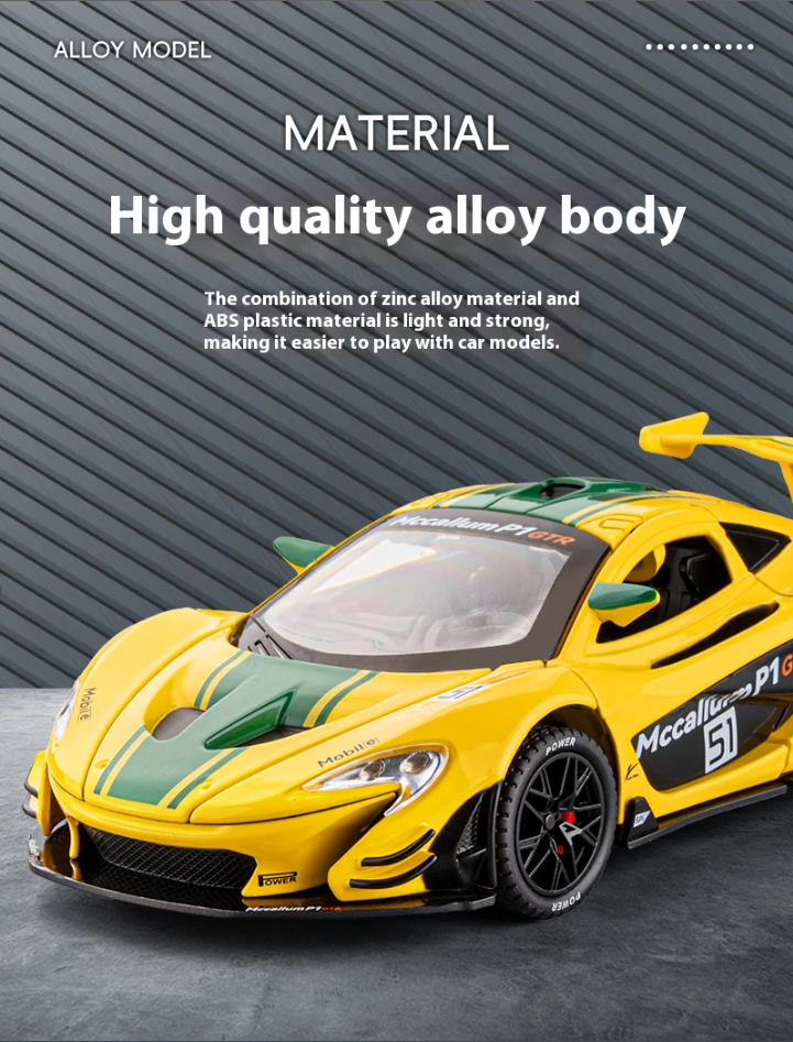π McCallum P1 GTR Alloy Model Car β 1:24 Scale Diecast