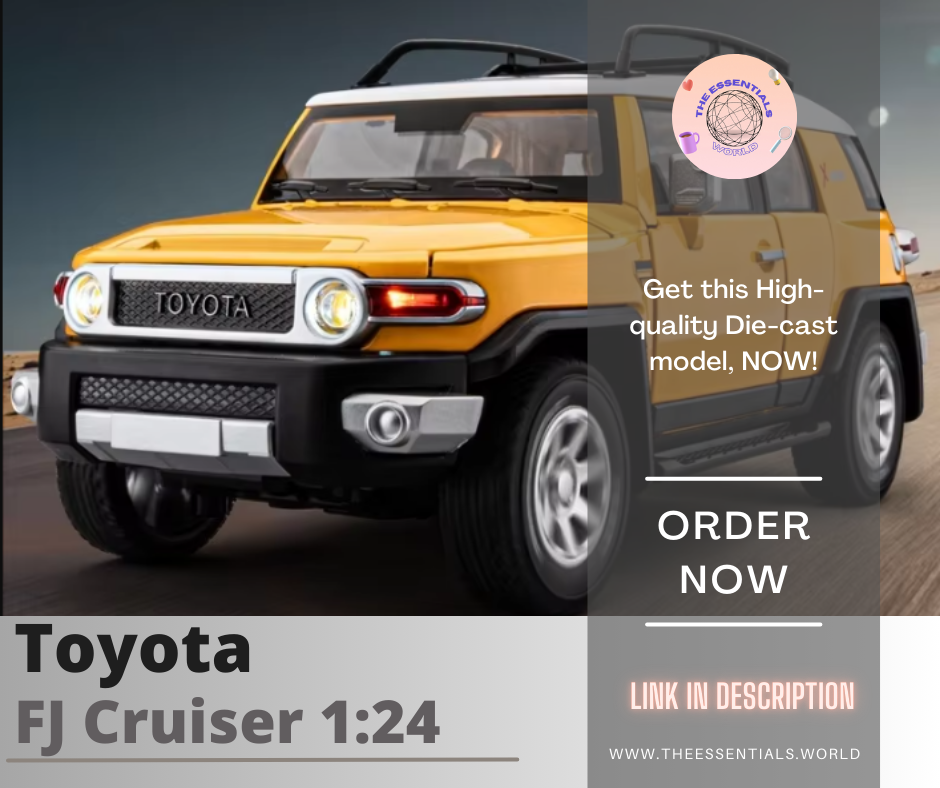 π 1:24 Diecast Toyota FJ Cruiser SUV Model β A Must-Have for Collectors! π